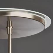 LED-gulvlampe Driva, nikkelfarvet, højde 182, 2-lys, CCT