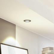 Arcchio LED-downlight Lirin, sort, 2.700K