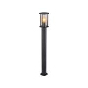 Vejlampe Gracey, højde 100 cm, sort, stål, IP54