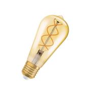 OSRAM LED Vintage 1906 Edison, guld, E27, 4 W, 2.000 K, dim.