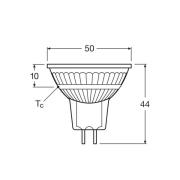 OSRAM LED-reflektor, GU5,3, 4,3 W, 12 V, 2.700 K, 120°