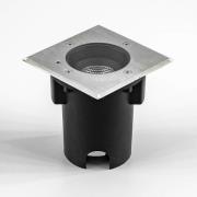 EVN Pentola indbygningslampe stål 13,5x13,5 3.000K