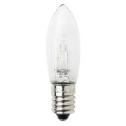 E10 0,3W 14-55V LED-reservepærer, kerter,3 stk.