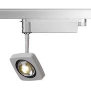 Oligo Kelveen LED-skinnespot 40° varmhvid mat krom