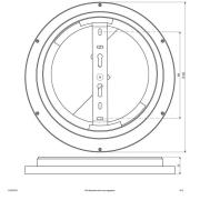 EVN ALR LED-panel hvid 15W Ø30cm 4,000K
