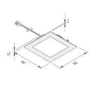 FAQ 58 integreret LED-møbellys 3 stk, 3 W, 4.000 K