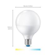 WiZ G95 LED-pære E27 11 W Globe mat CCT