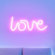 Neon Love LED-væglampe, USB