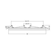 BRUMBERG Moon Maxi LED-loftpanel RC CCT Ø33cm