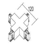 Ivela X-tilslutning, 3-fasesystem LKM, sort