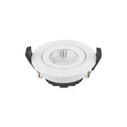 LED indbygningsspot Diled, Ø 8,5 cm, 6 W, Dim-To-Warm, hvid