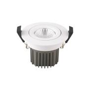 LED indbygningsspot Diled, Ø 8,5 cm, 10 W, 3.000 K, hvid