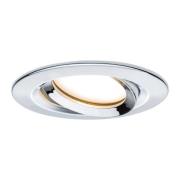 Paulmann Nova Plus LED-spot, rundt, krom