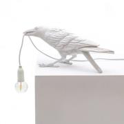 Bird Lamp deko LED-terrasselampe, legende, hvid