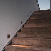 SLV Concreto LED-vægindbygningslampe, IP65, smal