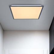 Doro LED-loftslampe, længde 45 cm, hvid/grafit, aluminium