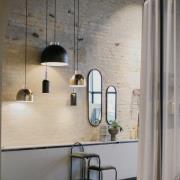 AYTM Luceo hængelampe, rund, sort, Ø 45 cm