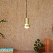 Tala-pendel Loop small, aluminium, LED-globus IV, guld