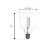 LUUMR Smart LED E27 G95 7W klar ZigBee Tuya Hue