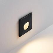 Molto Luce LED indbygningslampe Wall 68R Sina SQ, sort, CCT