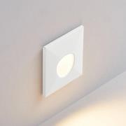 Molto Luce LED indbygningslampe Wall 68 R Sina IP44 SQ, hvid, CCT