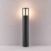 Facado II vejlampe, højde 65 cm, rund, mørkegrå/opal