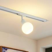 Lindby skinnespot Linaro, E14, hvid, Ø 10 cm, 1-faset