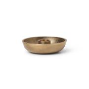 ferm LIVING Candlestick Bowl Single, Ø 10 cm, messing