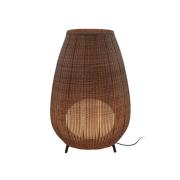 Bover LED-terrasselampe Amphora, 123 cm grafitbrun/brun