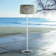Bover terrasselampe Fora P, naturhvid/beige, højde 165 cm,