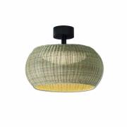 Bover udendørs loftlampe Perris, brun/beige, Ø 47 cm