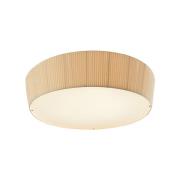 Bover LED-loftlampe Plafonet, Ø 60 cm, cremefarvet