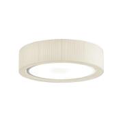 Bover loftlampe Urban, sølv/cremefarvet, Ø 60 cm