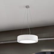 Bover LED-loftlampe Urban, sølv/hvid, Ø 60 cm