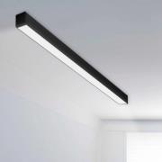 SLC LED-loftlampe Click til længde 56 cm, sort, CCT