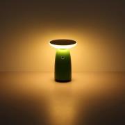 LED-bordlampe 36625, grøn, metal, 23 cm, dæmpbar