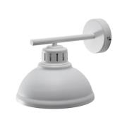 Sven væglampe, 1 lyskilde, hvid, stål, E27