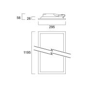 Sylvania LED-panel Start, 120 x 30 cm, 840, DALI, 29 W