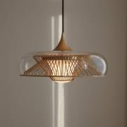 UMAGE Chordis hængelampe, messing, stål, glas, E27