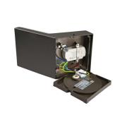 Udendørs LED-væglampe Tucanae, grå, højde 22 cm, IP65, metal