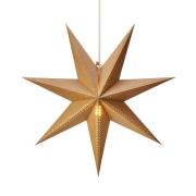 Papirstjerne Kiara, brun, E14, højde 45 cm