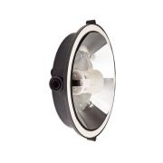 Lampe til vådrum Sotano Retro sort Ø 18 cm plast IP44