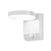 LED-væglampe 9113, sensor, hvid, bredde 16 cm, CCT, IP54