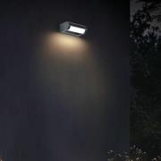 Udendørs LED-væglampe CMD 9052, bredde 18 cm, antracit, IP65