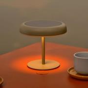 LED-bordlampe med solcelle og batteri Elmer, grøn, metal, IP44