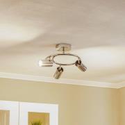 Loftspot, Ø 47 cm, krom, 3 lyskilder