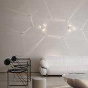 Karman LED-væglampe RAINBOW, hvid, Ø 18 cm, plast