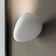 Karman udendørs LED-væglampe Flò hvid 16 x 12 cm kunstharpiks IP55