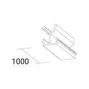 Ivela Afdækning SQUARE 48 V skinne, hvid, længde 100 cm