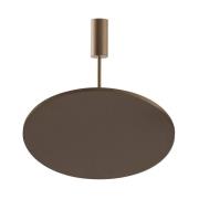 OLEV LED-loftlampe FLUENTIS, brun, Ø 54 cm metal 2.700 K